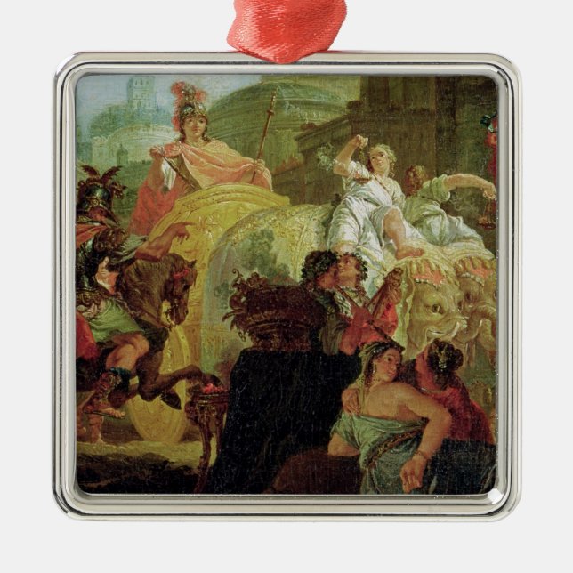 Ornamento De Metal A entrada de Alexander o excelente (Frente)