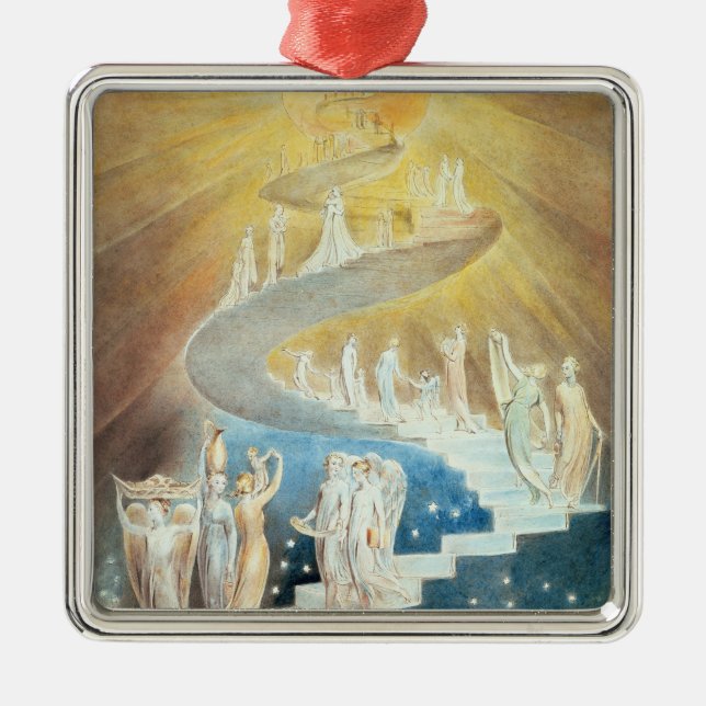 Ornamento De Metal A escada de Jacob (Frente)