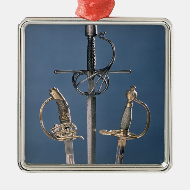 Ornamento De Metal A espada do oficial da infantaria (Frente)