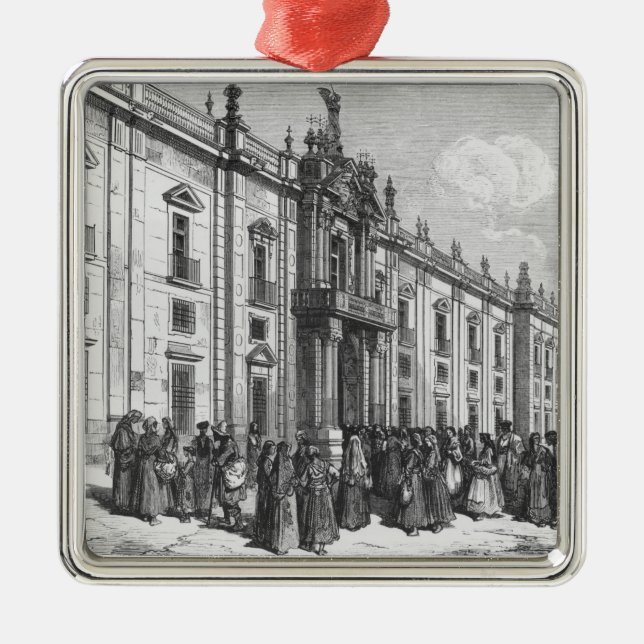 Ornamento De Metal A fábrica do tabaco em Sevilha (Frente)