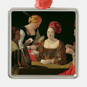 Ornamento De Metal A fraude com o ás de diamantes