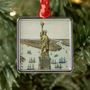 Ornamento De Metal A Grande Estátua de Bartholdi, Estátua da Liberdad