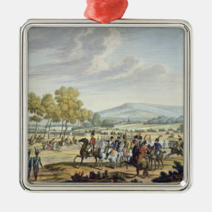 Ornamento De Metal A guarda imperial que manobra na presença de