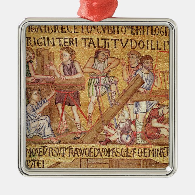 Ornamento De Metal A inundação, do vestíbulo, detalhe de (Frente)