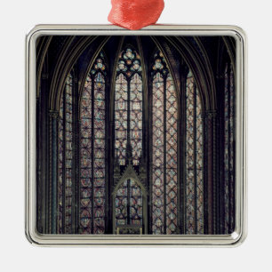 Ornamento De Metal A janela de vitral