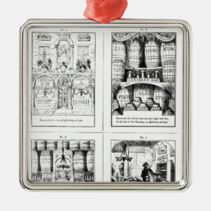 Ornamento De Metal A loja da gim