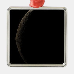 Ornamento De Metal A lua de Saturno Iapetus