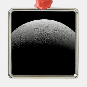 Ornamento De Metal A lua Enceladus 5 de Saturn