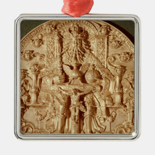 Ornamento De Metal A medalha da trindade, recast a versão do origina