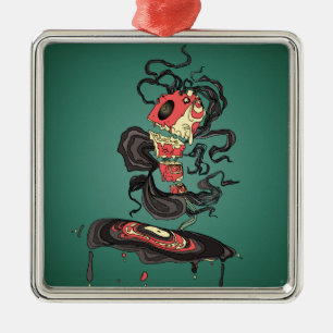 Ornamento De Metal A música está derretendo minha alma e esse
