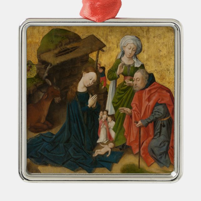 Ornamento De Metal A natividade, cerca de 1460 (Frente)