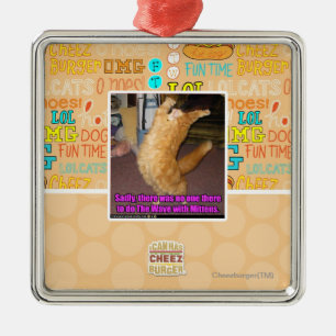 Ornamento De Metal A onda