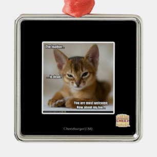 Ornamento De Metal A pena é morto.