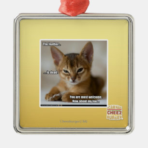 Ornamento De Metal A pena está inoperante