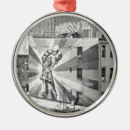 Ornamento De Metal A pintura mural da fotografia dos Kissers,