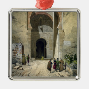 Ornamento De Metal A porta de justiça, entrada ao Alhambra, Gra