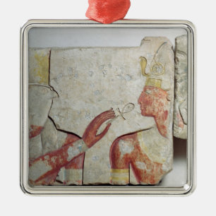 Ornamento De Metal A reunião do faraó e do Horus