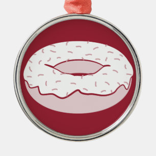 Ornamento De Metal a rosquinha polvilha
