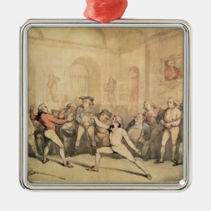 Ornamento De Metal A sala de cerco de Angelo, bar. 1787