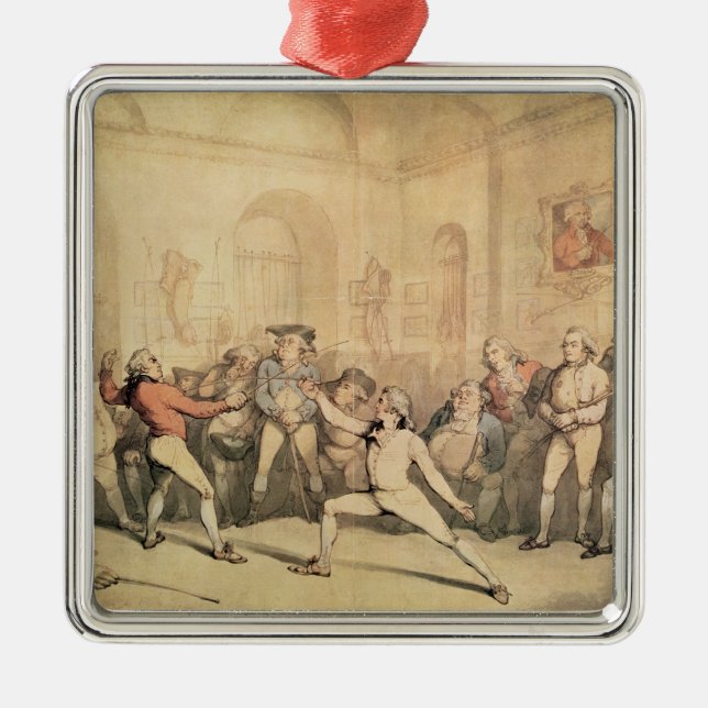 Ornamento De Metal A sala de cerco de Angelo, bar. 1787 (Frente)