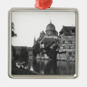 Ornamento De Metal A sinagoga em Nuremberg, c.1910