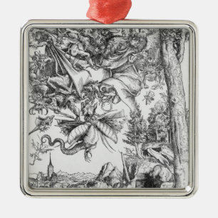 Ornamento De Metal A tentação de St Anthony, 1506