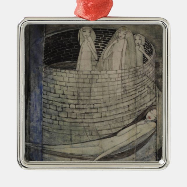 Ornamento De Metal A verdade está no fundo do poço (Frente)