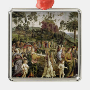 Ornamento De Metal A viagem de Moses, c.1481-83