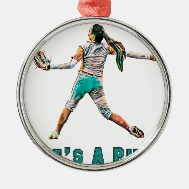 Ornamento De Metal A vida é um passo (Frente)