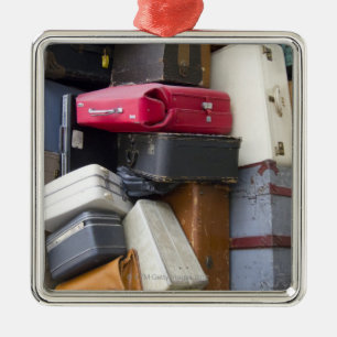 Ornamento De Metal A vida tem muita bagagem