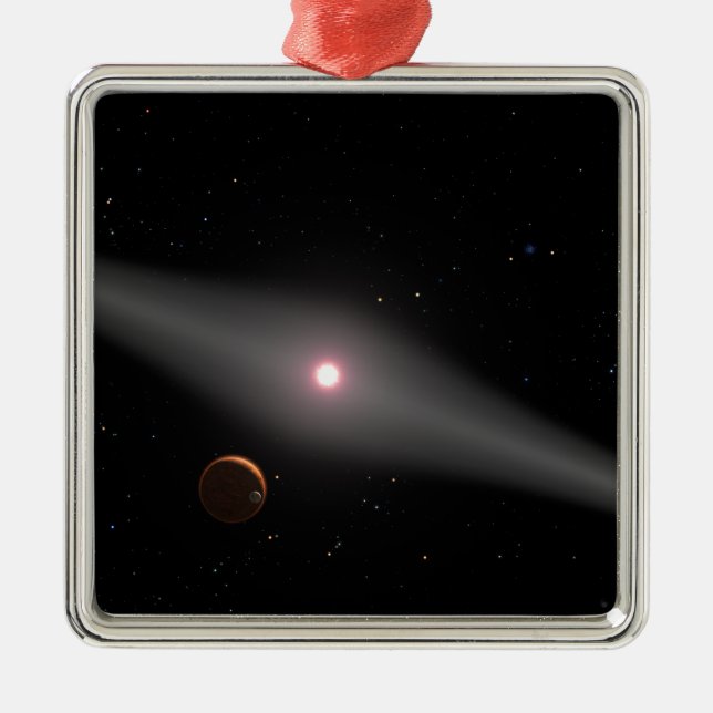 Ornamento De Metal A vista da vizinhança (Frente)