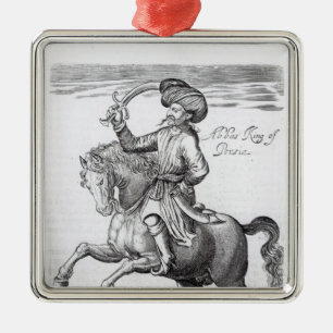 Ornamento De Metal Abbas, rei de Persia