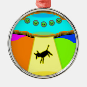 Ornamento De Metal Abdução de alienígenas