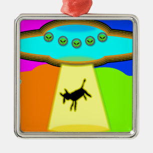 Ornamento De Metal Abdução de alienígenas