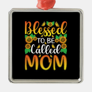 Ornamento De Metal Abençoado Seja Chamado Mãe