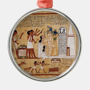 Ornamento De Metal Abertura do livro da cerimónia da boca do morto