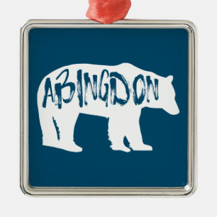 Ornamento De Metal Abingdon Virginia Bear