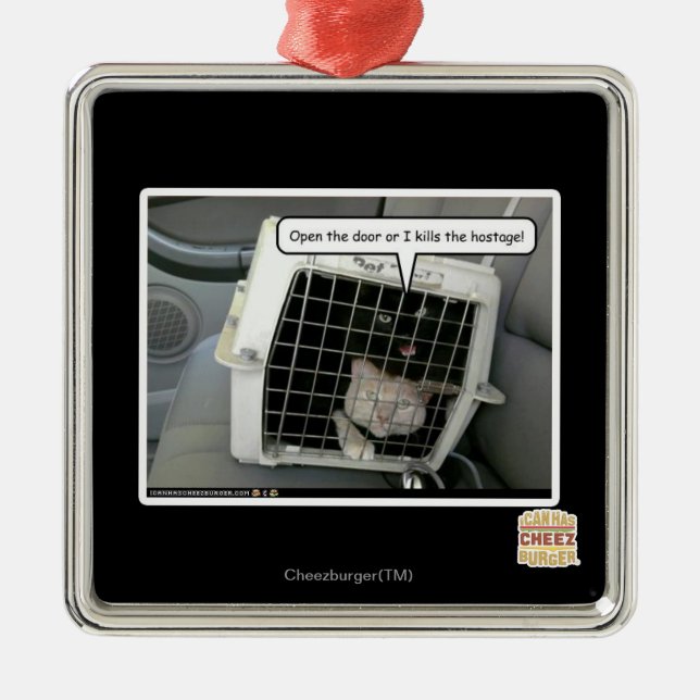 Ornamento De Metal Abra a porta (Frente)