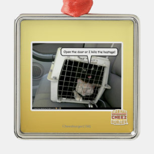 Ornamento De Metal Abra a porta