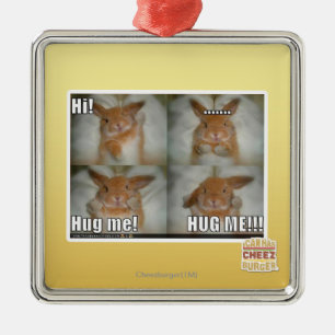 Ornamento De Metal Abrace-me