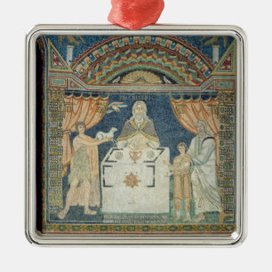 Ornamento De Metal Abraham, Isaac e Melchisedech