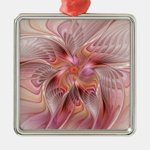 Ornamento De Metal Abstrato Angel Fantasy - Arte Fractal