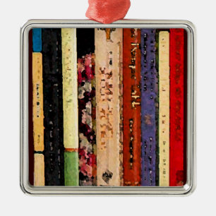 Ornamento De Metal Abstrato dos livros