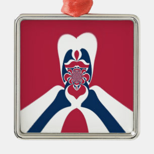 Ornamento De Metal Abstrato E.T. Art Impressão