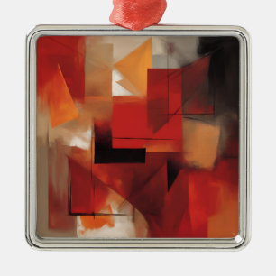 Ornamento De Metal Abstrato moderno forma pintura colorida