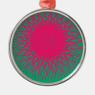 Ornamento De Metal abstrato rosa