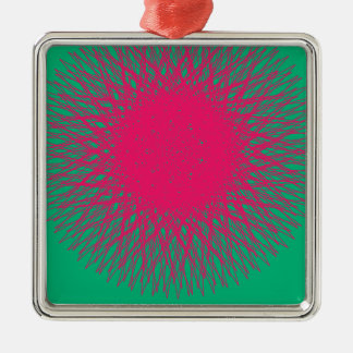 Ornamento De Metal abstrato rosa