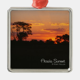 Ornamento De Metal Acacia Sunset