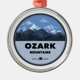 Ornamento De Metal Acampamento das Montanhas Ozark