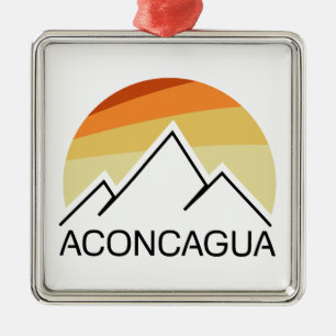 Ornamento De Metal Aconcagua Retro